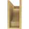 Ekena Millwork 7"W x 21"D x 14"H Classic Newport Rough Cedar Woodgrain TimberThane Corbel, Primed Tan CORUR07X21X14NEWRCPR - alternate 2